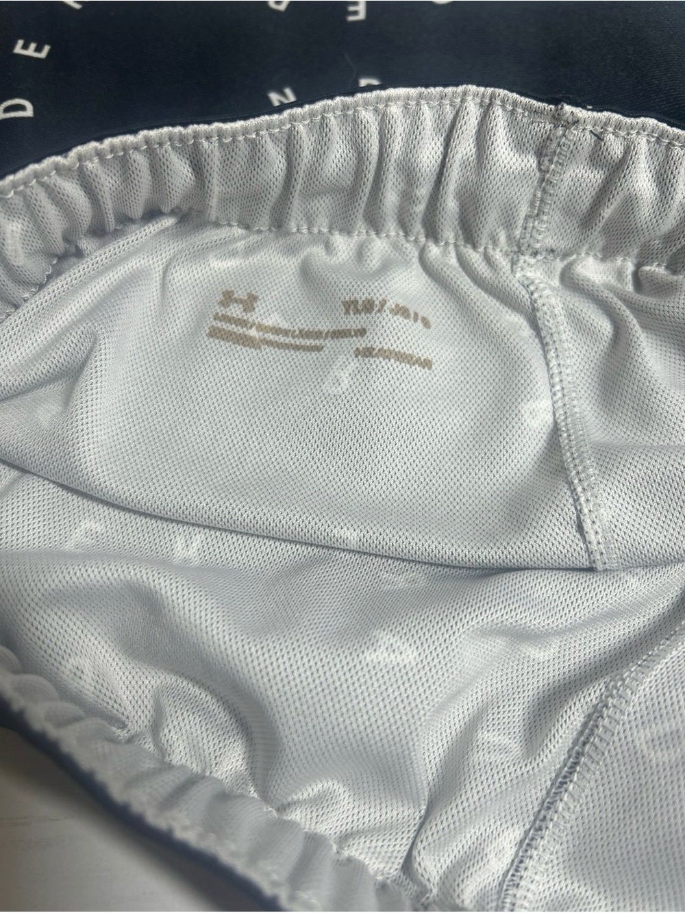 Under Armour Light Gray Interior Lined Athletic Shorts - Picture 3 of 3